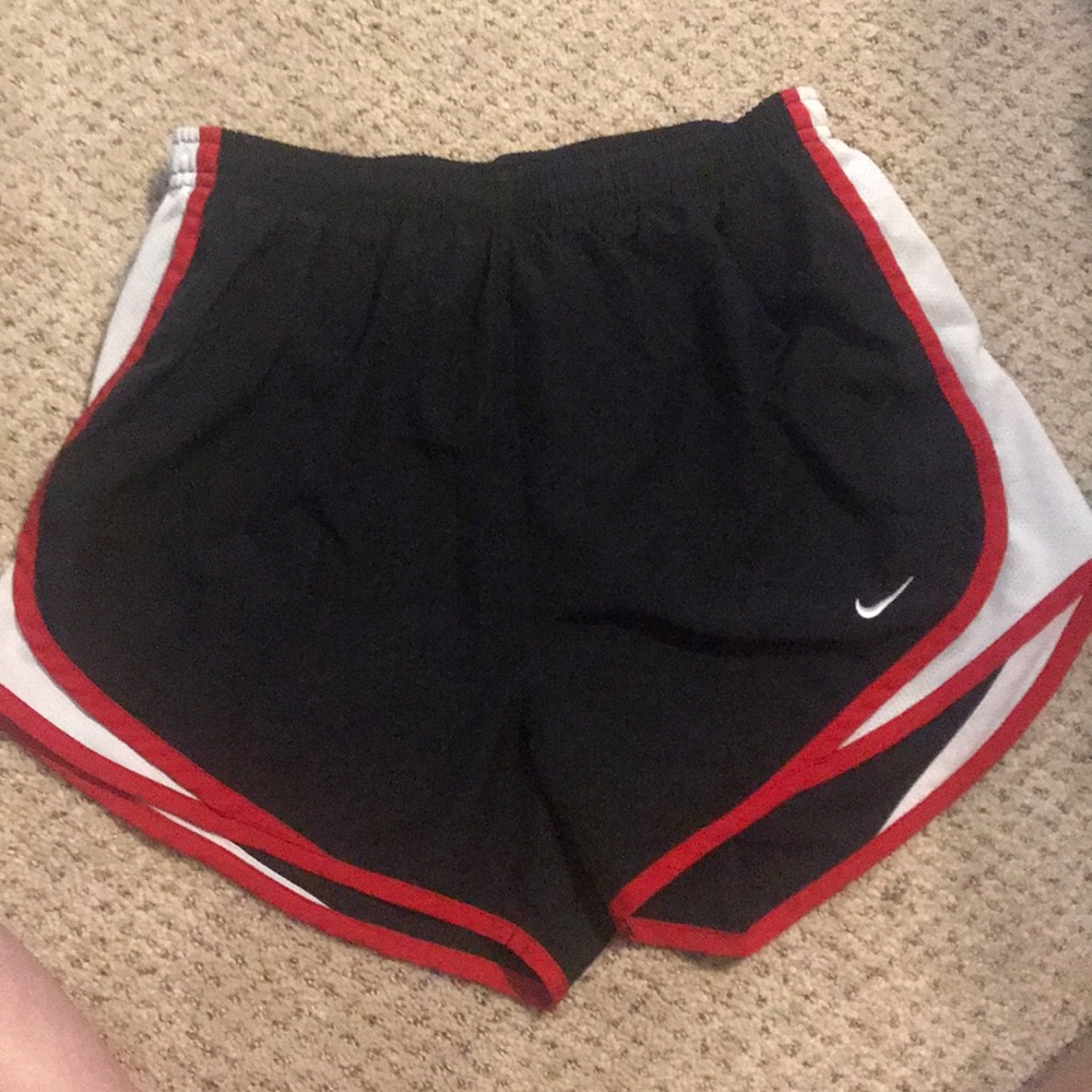 Nike shorts black, whit and red.